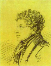 Копия картины "portrait of leo pushkin" художника "орловский александр"