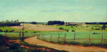 Картина "summer landscape with road" художника "орловский владимир"
