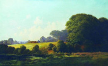 Картина "landscape with pond" художника "орловский владимир"
