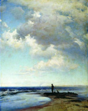Копия картины "at the seashore" художника "орловский владимир"