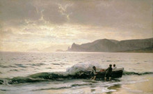 Картина "seashore near sudak" художника "орловский владимир"