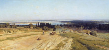 Копия картины "ukrainian landscape" художника "орловский владимир"