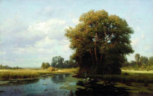 Картина "landscape with swamp" художника "орловский владимир"