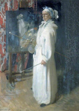 Картина "portrait of the artist" художника "орпен уильям"