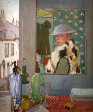Картина "ready to start self-portrait, 6 octobre 1917" художника "орпен уильям"
