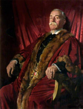 Репродукция картины "sir william meff, lord provost of aberdeen" художника "орпен уильям"