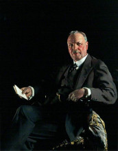Копия картины "sir thomas jaffrey, bt, lld, chairman of aberdeen art gallery committee" художника "орпен уильям"