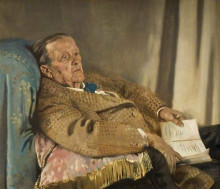 Копия картины "sir edwin ray lankester" художника "орпен уильям"