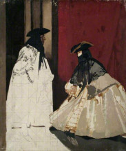 Копия картины "masked figures" художника "орпен уильям"