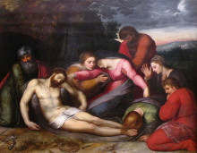 Картина "the lamentation of christ" художника "отто ван веен"