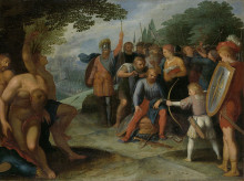 Картина "after the fall of claudius civilis" художника "отто ван веен"