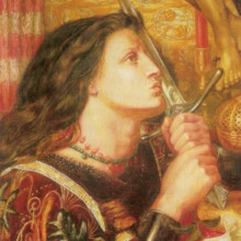 Копия картины "joan of arc" художника "пайл говард"