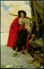 Копия картины "the buccaneer was a picturesque fellow" художника "пайл говард"