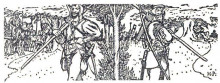 Репродукция картины "the merry adventures of robin hood 10" художника "пайл говард"