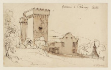 Картина "entrance to blarney castle" художника "палмер сэмюэл"