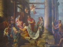 Копия картины "adoration of the shepherds, adoration of the magi" художника "панини джованни паоло"