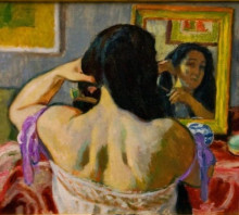 Картина "woman brushing het hair" художника "панкевич юзеф"
