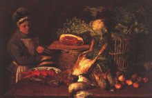 Картина "still life and woman" художника "пантазис перикл"