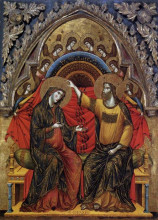 Репродукция картины "coronation of the virgin" художника "паоло венециано"