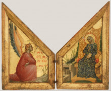 Картина "the annunciation" художника "паоло венециано"