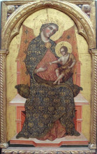 Картина "virgin mary and child" художника "паоло венециано"