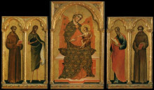 Копия картины "polyptych" художника "паоло венециано"