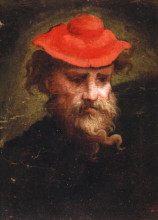 Копия картины "self portrait" художника "пармиджанино"