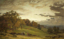 Копия картины "the manor park" художника "парсонс альфред"