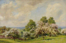 Репродукция картины "spring sunshine" художника "парсонс альфред"