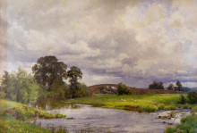 Картина "thorverton bridge" художника "парсонс альфред"