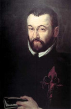 Картина "retrato de benito arias montano" художника "пачеко франсиско"