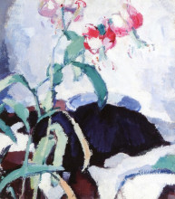 Копия картины "martagon lilies" художника "пепло сэмюэл"