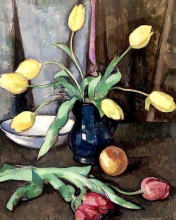 Копия картины "still life with tulips" художника "пепло сэмюэл"