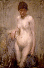 Копия картины "female nude with pitcher" художника "пепло сэмюэл"