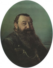 Репродукция картины "портрет н.ф.резанова" художника "перов василий"