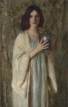 Копия картины "the silver vase" художника "перри лила кэбот"