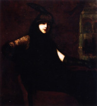 Картина "portrait of a lady" художника "перри лила кэбот"