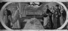 Репродукция картины "чудо со снегом и основание санта-мария-маджоре" художника "перуджино пьетро"