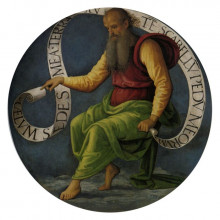 Репродукция картины "полиптих св. петра (пророк исайя)" художника "перуджино пьетро"