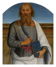Картина "алтарь св. августина (св. варфоломей)" художника "перуджино пьетро"