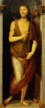 Копия картины "полиптих аннунциата (иоанн креститель)" художника "перуджино пьетро"