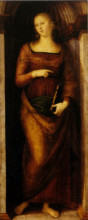 Копия картины "полиптих аннунциата (св. елена)" художника "перуджино пьетро"