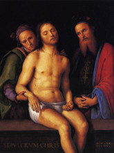 Копия картины "гробница христа" художника "перуджино пьетро"