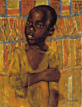 Репродукция картины "африканский мальчик" художника "петров-водкин кузьма"