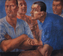Копия картины "рабочие" художника "петров-водкин кузьма"