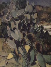 Копия картины "кактусы" художника "петров-водкин кузьма"