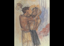 Картина "kiss" художника "петров-водкин кузьма"