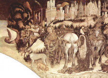 Картина "saint george and the princess (detail)" художника "пизанелло"