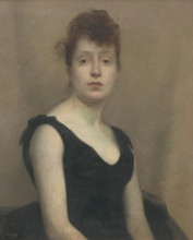 Копия картины "portrait of a girl" художника "пил пол"