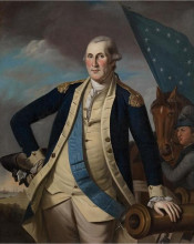Картина "george washington" художника "пил чарльз уилсон"